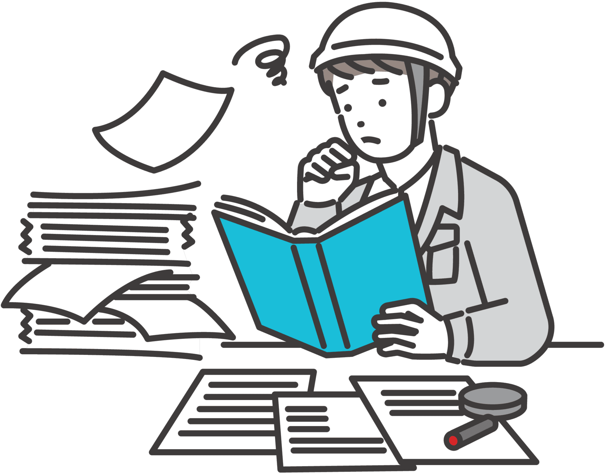 紙の日報を管理する手間